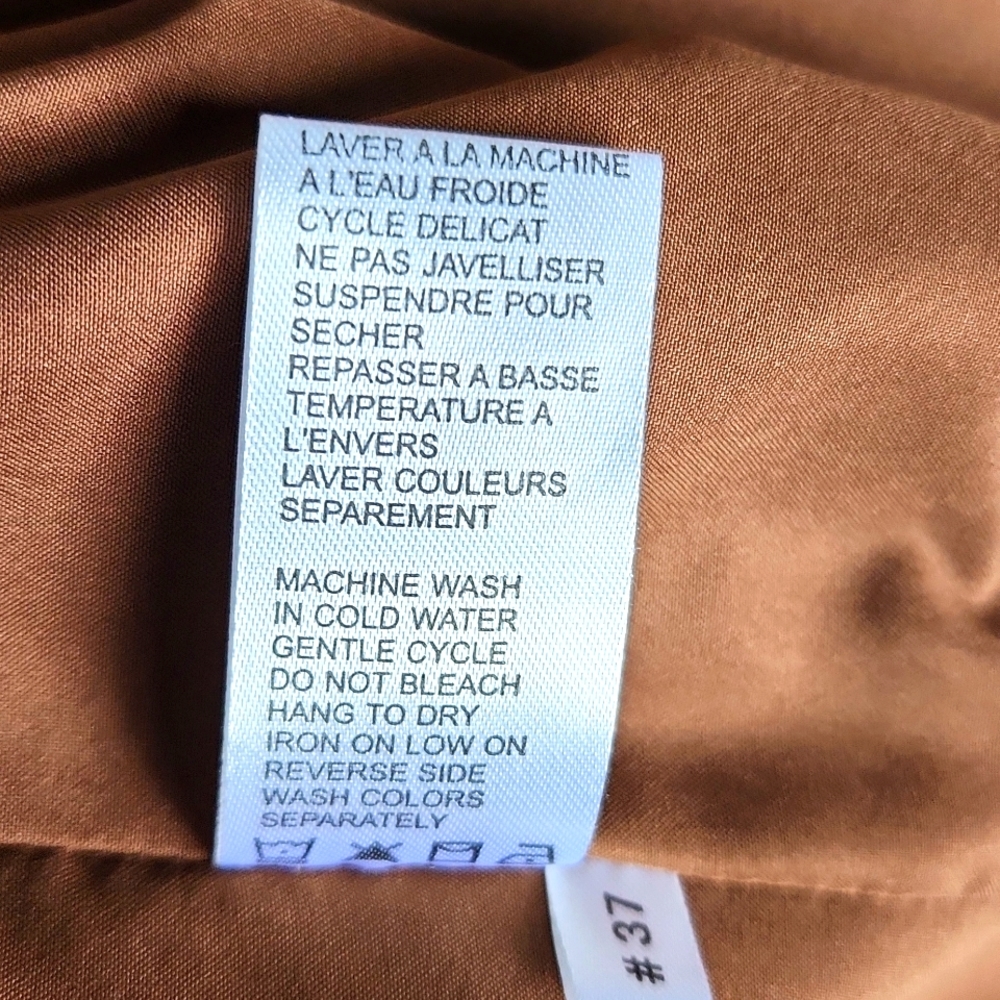 Conrad C Collection Size 8 fully lined tan jacket - Picture 6 of 8